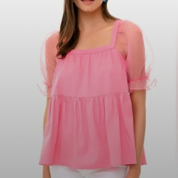 Pomander Place Pink Tinsley Blouse - Picture 1 of 4
